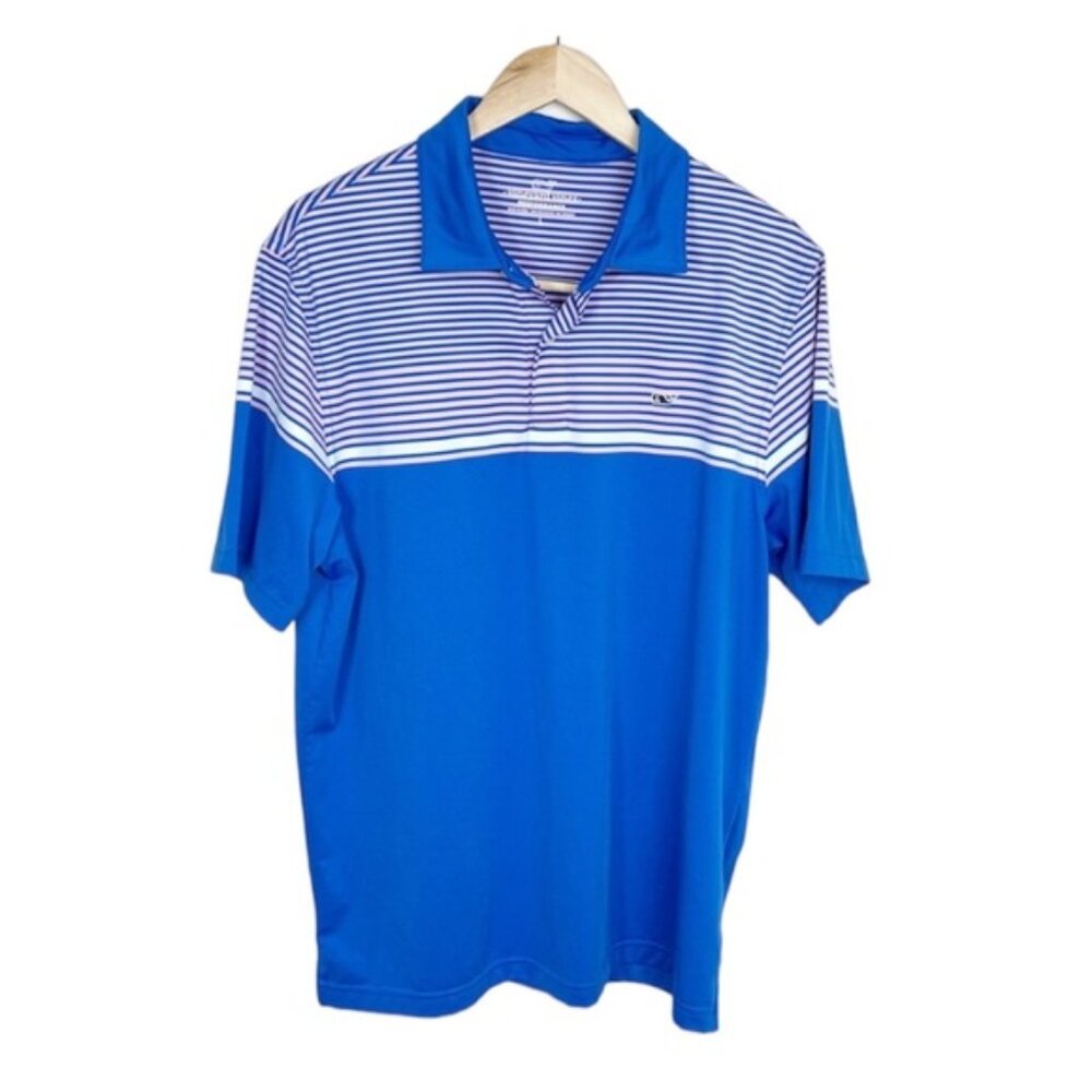 Vineyard Vines Performance Striped Polo